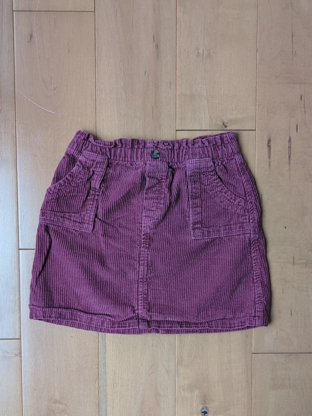 Old Navy Corduroy Mini Skirt in Dark Rose